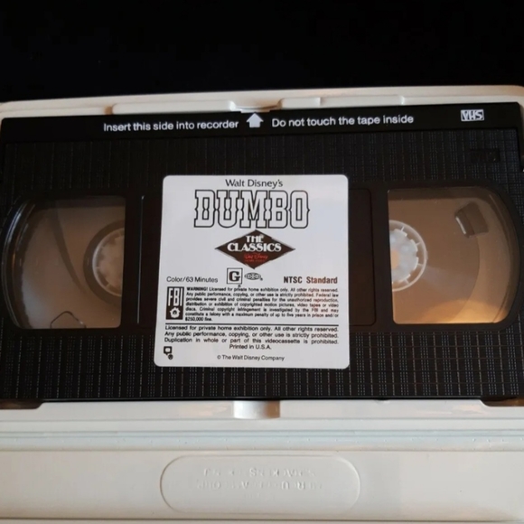 Disney VHS Dumbo (1997) - Picture 3 of 3